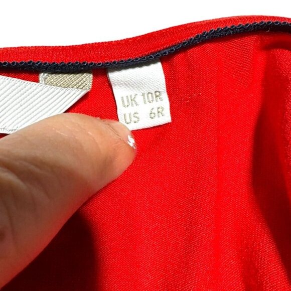 Boden Jumpsuit Red Size 6 - Picture 3 of 7